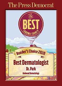 The Press Democrat - The Best of Sonoma County Reader's Choice 2020 Best Dermatologist: Dr. Park, Redwood Family Dermatology