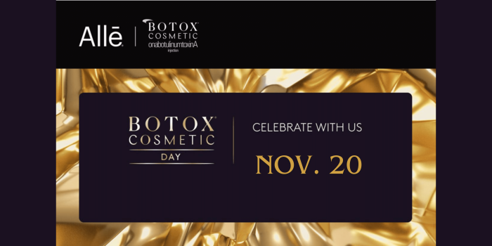 Botox cosmetics day banner